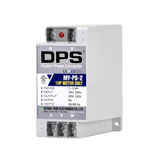 DPS Digital Phase Converter 2HP My-PS-2, Single to 3 Phase, 6A 200-240V DPS Digital Phase Converter 2HP My-PS-2, Single to 3 Phase, 6A 200-240V
