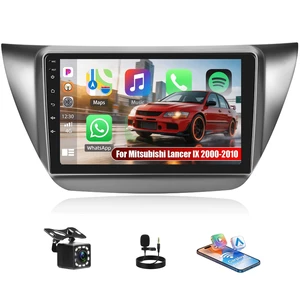 Car Radio for Mitsubishi Lancer IX 2000-2010, 9-inch IPS Screen with Wireless/Wired CarPlay & Android Auto, Mirror Link, Bluetooth, DSP, SWC, FM/RDS Car Radio for Mitsubishi Lancer IX 2000-2010, 9-inch IPS Screen with Wireless/Wired CarPlay & Android Auto, Mirror Link, Bluetooth, DSP, SWC, FM/RDS