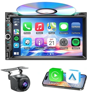 Plug & Play CD/DVD Car Radio for Nissan Rogue 2011-2013/Versa 2007-2013/Sentra 2007-2012/Titan 2004-2012/Frontier 1998-2012/Pathfinder 1994-2012 W/7 Inch IPS Touchscreen CarPlay Android Auto/Camera Plug & Play CD/DVD Car Radio for Nissan Rogue 2011-2013/Versa 2007-2013/Sentra 2007-2012/Titan 2004-2012/Frontier 1998-2012/Pathfinder 1994-2012 W/7 Inch IPS Touchscreen CarPlay Android Auto/Camera