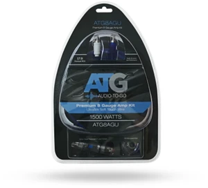 ATG Audio 8 Gauge Soft-Touch Amplifier Wiring Kit with AGU Fuseholder - ATG8AGU ATG Audio 8 Gauge Soft-Touch Amplifier Wiring Kit with AGU Fuseholder - ATG8AGU