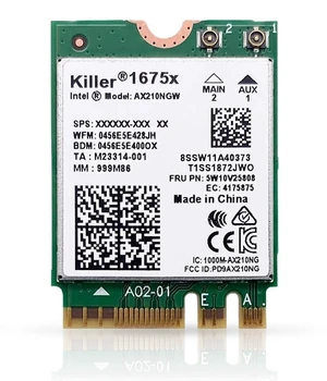 HighZer0 Electronics AX1675x Killer Series Upgraded WiFi 6E Adapter ^^ Gaming WiFi Adapter ^^ M.2 WiFi Card ^^ 2.4 Gbps WiFi for PC ^^ Supports Bluetooth 5.3 & Intel, AMD with Windows 10+, Linux HighZer0 Electronics AX1675x Killer Series Upgraded WiFi 6E Adapter ^^ Gaming WiFi Adapter ^^ M.2 WiFi Card ^^ 2.4 Gbps WiFi for PC ^^ Supports Bluetooth 5.3 & Intel, AMD with Windows 10+, Linux