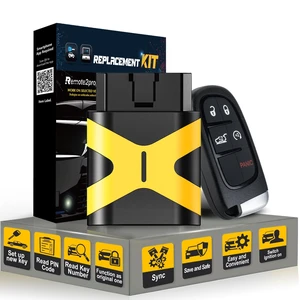Remote2program Smart Self Programmable Keyless Entry Remote Control 4A CHIP Car Key Replacement for 2014-2019 Jeep Cherokee with FCC: GQ4-54T (5 BTN/GQ4-54T) Remote2program Smart Self Programmable Keyless Entry Remote Control 4A CHIP Car Key Replacement for 2014-2019 Jeep Cherokee with FCC: GQ4-54T (5 BTN/GQ4-54T)