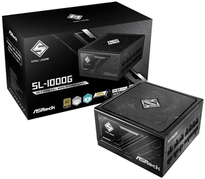 ASRock Steel Legend SL-1000G 1000W 80 Plus Gold & Cybenetics Platinum Full Modular Power Supply ATX3.1 & PCIe5.1 Ready with Dual Color 12V-2x6 Cable 10 Years Warranty ASRock Steel Legend SL-1000G 1000W 80 Plus Gold & Cybenetics Platinum Full Modular Power Supply ATX3.1 & PCIe5.1 Ready with Dual Color 12V-2x6 Cable 10 Years Warranty