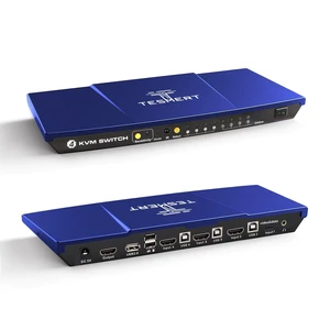TESMERT USB-C HDMI KVM Switch 1 Monitor 4 Computers, for 1 Laptop 3 Desktop TESMERT USB-C HDMI KVM Switch 1 Monitor 4 Computers, for 1 Laptop 3 Desktop