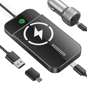 FREYSEED Wireless CarPlay Adapter with 15W Fast Wireless Charging Wired to Wireless CarPlay Converter, 2025 Updated for iPhone & Android, Plug & Play, Ultra-Low Latency, 3X Fast FREYSEED Wireless CarPlay Adapter with 15W Fast Wireless Charging Wired to Wireless CarPlay Converter, 2025 Updated for iPhone & Android, Plug & Play, Ultra-Low Latency, 3X Fast