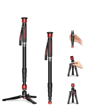 IFOOTAGE Cobra 3 A180T Camera Monopod with Feet 71" IFOOTAGE Cobra 3 A180T Camera Monopod with Feet 71"