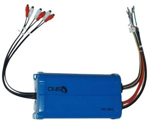 Down4Sound M3-1004 Marine 700W RMS 4-Channel Amplifier Blue Glow Water Resistant Down4Sound M3-1004 Marine 700W RMS 4-Channel Amplifier Blue Glow Water Resistant