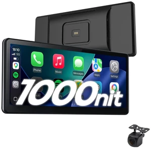 CarpodGo T4 Plus 10.9" 1000-Nit 60fps Portable CarPlay Screen for Car,Wireless Apple Car Play & Android Auto,Full HD Touchscreen,Fits Cars Trucks & RVs,Magnetic Quick-Release Mount with Pogo-Pi CarpodGo T4 Plus 10.9" 1000-Nit 60fps Portable CarPlay Screen for Car,Wireless Apple Car Play & Android Auto,Full HD Touchscreen,Fits Cars Trucks & RVs,Magnetic Quick-Release Mount with Pogo-Pi