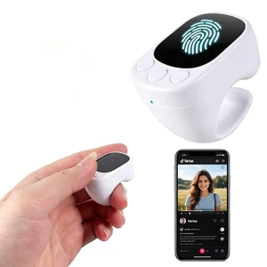 Ring Type Air Mouse, Bluetooth 5.4, Touch Screen, Compatible with iOS/Android/Smartphones/Tablets, Ergonomic, 0.4oz (12.5g), Lightweight, Remote Control, Multi-Function, For Home / Commuting (white) Ring Type Air Mouse, Bluetooth 5.4, Touch Screen, Compatible with iOS/Android/Smartphones/Tablets, Ergonomic, 0.4oz (12.5g), Lightweight, Remote Control, Multi-Function, For Home / Commuting (white)