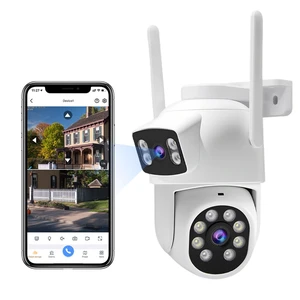 GUDFIDELIO Dual-Lens Security Camera Wireless Outdoor/Indoor for Home GUDFIDELIO Dual-Lens Security Camera Wireless Outdoor/Indoor for Home