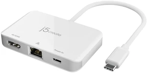 j5create USB Type C to 4K HDMI and Gigabit Ethernet with PD 100W j5create USB Type C to 4K HDMI and Gigabit Ethernet with PD 100W