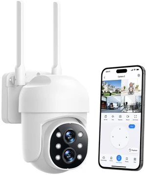 Camcamp Wireless Security Camera,10x Zoom Dual Lens Security Camera Outdoor Camcamp Wireless Security Camera,10x Zoom Dual Lens Security Camera Outdoor