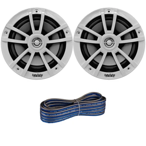 Infinity 6.5" Marine Speakers (Qty 2) 1 Pair of OEM Replacement Speakers w/Enrock 50ft Wire (White) 622MWB Infinity 6.5" Marine Speakers (Qty 2) 1 Pair of OEM Replacement Speakers w/Enrock 50ft Wire (White) 622MWB