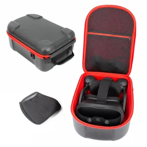 CASEMATIX Hard Shell EVA Travel Case Compatible with HTC Vive Focus Vision VR Headset, Protective Carrying Case with Headset Holder Insert, Accessory Pocket, Shoulder Strap and Carry Handle CASEMATIX Hard Shell EVA Travel Case Compatible with HTC Vive Focus Vision VR Headset, Protective Carrying Case with Headset Holder Insert, Accessory Pocket, Shoulder Strap and Carry Handle