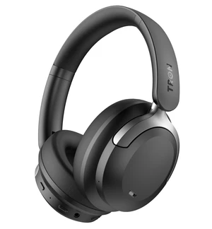 TRON Hybrid Active Noise Cancelling Wireless Headphones, Over-Ear Bluetooth Headphones with Spatial Audio, 60H Battery Life, Transparency Mode, Foldable Design, Travel Case Included (TR110)/Bla TRON Hybrid Active Noise Cancelling Wireless Headphones, Over-Ear Bluetooth Headphones with Spatial Audio, 60H Battery Life, Transparency Mode, Foldable Design, Travel Case Included (TR110)/Bla