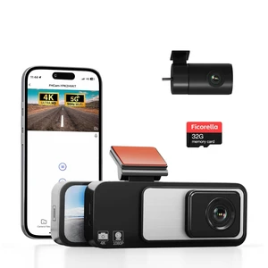 Ficorella Dash Cam Front and Rear, 3.2" IPS Screen, 4K+1080P, Free 32GB Card, 5GHz High-Speed WiFi, APP Control, Super Night Vision WDR, 150 Wide Angle, G-Sensor, Loop Recording, 24H Parking Mode Ficorella Dash Cam Front and Rear, 3.2" IPS Screen, 4K+1080P, Free 32GB Card, 5GHz High-Speed WiFi, APP Control, Super Night Vision WDR, 150 Wide Angle, G-Sensor, Loop Recording, 24H Parking Mode