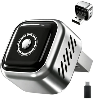 2026 Upgraded Wireless CarPlay Adapter with Buttons for Privacy Call & Two-Phone Fast Switch, Aluminum Cooling, Dual-Band WiFi, Mini Cable-Free, Compatible with Apple iPhone & Android Auto, Gra 2026 Upgraded Wireless CarPlay Adapter with Buttons for Privacy Call & Two-Phone Fast Switch, Aluminum Cooling, Dual-Band WiFi, Mini Cable-Free, Compatible with Apple iPhone & Android Auto, Gra