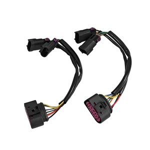 GUYAOYI 2Pcs Quad Housing to Projector Headlight Conversion Harness GUYAOYI 2Pcs Quad Housing to Projector Headlight Conversion Harness