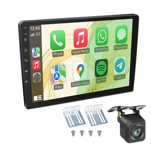 9 Inch Car Stereo Android with Wireless CarPlay Wireless Android Auto, Double Din 2.5D Touchscreen Car Stereo with FM Bluetooth Wi-Fi Audio Receiver 9 Inch Car Stereo Android with Wireless CarPlay Wireless Android Auto, Double Din 2.5D Touchscreen Car Stereo with FM Bluetooth Wi-Fi Audio Receiver