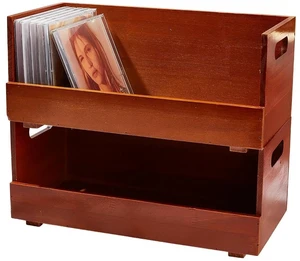 ORIGACH 2 Set Wooden CD Storage Box Holder, Store up to 32 PCS CDs ORIGACH 2 Set Wooden CD Storage Box Holder, Store up to 32 PCS CDs