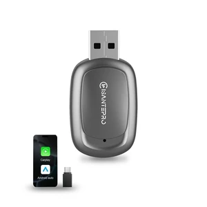 Isantepro 2-in-1 Wireless CarPlay Adapter & Android Auto for Apple iPhone, 2026 Upgrade Mini Bluetooth Dongle Convert Wired to Wireless, Plug & Play, USB A & Type C for 2016+ Cars, iOS 1 Isantepro 2-in-1 Wireless CarPlay Adapter & Android Auto for Apple iPhone, 2026 Upgrade Mini Bluetooth Dongle Convert Wired to Wireless, Plug & Play, USB A & Type C for 2016+ Cars, iOS 1