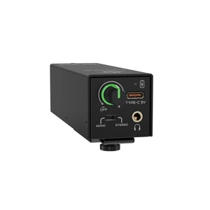 Wired in-Ear Monitor Amplifier - Single Channel Rechargeable Headphone Amp Wired in-Ear Monitor Amplifier - Single Channel Rechargeable Headphone Amp