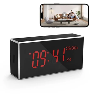 kelucimy Indoor Security Camera with Clock,HD1080P,Motion Detection,Wireless WiFi,Night Vision,160 Wide-Angle View,Phone App,24/7 Surveillance for Home,Baby/Elder(2.4G and 5G) kelucimy Indoor Security Camera with Clock,HD1080P,Motion Detection,Wireless WiFi,Night Vision,160 Wide-Angle View,Phone App,24/7 Surveillance for Home,Baby/Elder(2.4G and 5G)