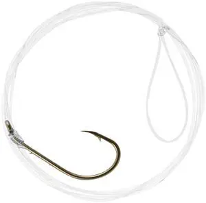 Hook-shaped fish hook with fishing line-fishing equipment
