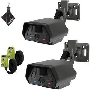 TACTACAM Defend Cellular Security Camera - No WiFi Required - Motion Activated Wireless Camera - Motion Detection - Includes Steel Reinforced Straps and Microfiber Cleaning Cloth (2PK)