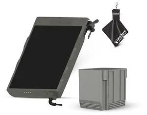 Tactacam Defend Solar Panel + Defend LiPo Battery Pack Bundle  Extended Power for Tactacam Defend Cameras  Outdoor Solar Charger with High-Capacity LiPo Battery  Weatherproof & Reliable