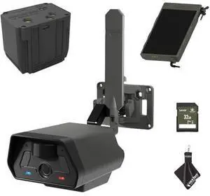 TACTACAM Defend Cellular Security Camera - No WiFi Required - Motion Activated Wireless Camera - Motion Detection - Includes Solar Panel, Rechargeable Battery, SD Card, and Microfiber Cleaning Cloth
