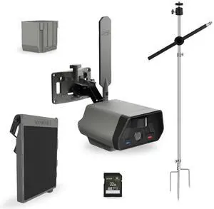 TACTACAM Defend Cellular Security Camera - No WiFi Required - Motion Activated Wireless Camera - Motion Detection - Includes Solar Panel, Rechargeable Battery, SD Card, & Defend Pole (1PK)