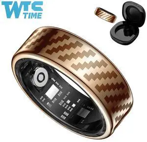 Wise Time Stylish Appearance Carbon Fiber Smart Ring 24/7 Health Coach Fitness Tracker With Real Time Heart Rate Alerts Sleep Monitor No Subscription Fee - Best Wearable Gift Rose Gold-Carbon Fiber 7# Wise Time Stylish Appearance Carbon Fiber Smart Ring 24/7 Health Coach Fitness Tracker With Real Time Heart Rate Alerts Sleep Monitor No Subscription Fee - Best Wearable Gift Rose Gold-Carbon Fiber 7#