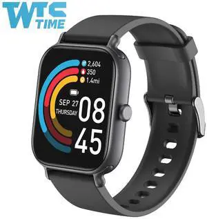 Wise Time Smart Watch for Women Men Android & iPhone,1.95" Touch Screen Fitness Tracker with Answer/Make Calls, IP68 Waterproof Heart Rate/Sleep/SpO2 Monitor, Pedometer, 100+ Sport Modes