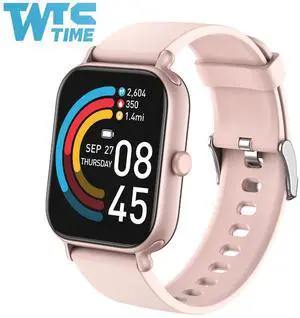 Wise Time Smart Watch for Women Men Android & iPhone,1.95" Touch Screen Fitness Tracker with Answer/Make Calls, IP68 Waterproof Heart Rate/Sleep/SpO2 Monitor, Pedometer, 100+ Sport Modes Pink Wise Time Smart Watch for Women Men Android & iPhone,1.95" Touch Screen Fitness Tracker with Answer/Make Calls, IP68 Waterproof Heart Rate/Sleep/SpO2 Monitor, Pedometer, 100+ Sport Modes Pink