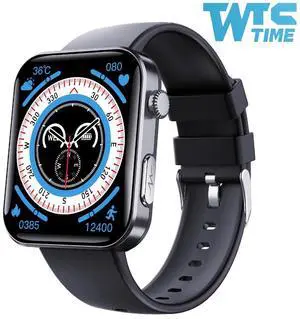 Wise Time 2.10 Inch HD Health Smart Watch For Men | Accurate Heart Rate Blood Oxygen Blood Pressure Monitor | Sleep Tracker IP67 Waterproof Fitness Tracker Pedometer For Daily Health Optimization