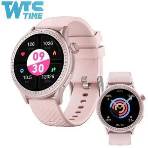 Wise Time1.43" HD Round Screen Smartwatch Fitness Tracker With Heart Rate Sleep Monitoring Step Tracking 3ATM Waterproof Ready For Outdoor Activities Swimming And Daily Health Tracking - Best Wearable