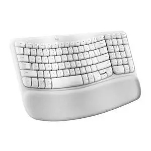 Wave Keys Wireless Ergonomic Keyboard - Off White Wave Keys Wireless Ergonomic Keyboard - Off White