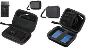 ProCase Samsung T7 / T7 Touch Portable SSD Carrying Case with Silicone Cover Bundle with ProCase Carrying Case