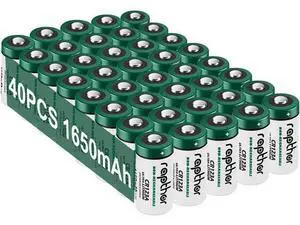 rapthor CR123A 40pack Lithium Batteries Packs 1650mAh High Power UL Certified 3V Non-Rechargeable Bulk Batteries with Built-in PTC for Flashlight Toys Alarm System Microphones rapthor CR123A 40pack Lithium Batteries Packs 1650mAh High Power UL Certified 3V Non-Rechargeable Bulk Batteries with Built-in PTC for Flashlight Toys Alarm System Microphones