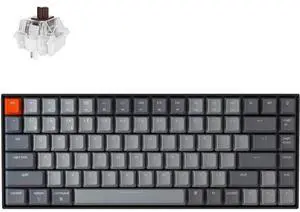 Keychron K2 75% Layout Bluetooth Wireless Mechanical Keyboard Super Switch/White LED Backlit/USB C/Anti Ghosting/N-Key Rollover, 84 Keys Gaming Keyboard for Mac Windows-Version 2 Keychron K2 75% Layout Bluetooth Wireless Mechanical Keyboard Super Switch/White LED Backlit/USB C/Anti Ghosting/N-Key Rollover, 84 Keys Gaming Keyboard for Mac Windows-Version 2