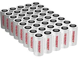 Tenergy Premium 40 Pack NonRechargeable CR123A 3V Lithium Battery, Primary Battery for Arlo Cameras, Photo Lithium Batteries, Smart Sensors, and More Tenergy Premium 40 Pack NonRechargeable CR123A 3V Lithium Battery, Primary Battery for Arlo Cameras, Photo Lithium Batteries, Smart Sensors, and More