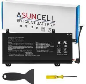 C41N1727 Laptop Battery Replacement for Asus Zephyrus M GM501 GM501G GM501GM GM501GS ROG GU501 GU501G GU501GM GM501G-SEI006T GM501GS-EI015T GU501GM-BI7N8 GM501GM-EI005T GM501GS-EI003T 15.4V 55Wh C41N1727 Laptop Battery Replacement for Asus Zephyrus M GM501 GM501G GM501GM GM501GS ROG GU501 GU501G GU501GM GM501G-SEI006T GM501GS-EI015T GU501GM-BI7N8 GM501GM-EI005T GM501GS-EI003T 15.4V 55Wh