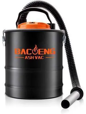 BACOENG Ash Vacuum for Pellet Stoves, 4 Gallon Ash Vac, Ash Vacuum Cleaner for Fireplaces, Wood Stove, Pellet Grill BACOENG Ash Vacuum for Pellet Stoves, 4 Gallon Ash Vac, Ash Vacuum Cleaner for Fireplaces, Wood Stove, Pellet Grill