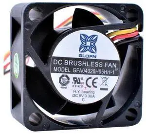 GFA04020H05HH-1 4cm 4020 40x40x20mm DC5V 0.30A USB Device Small Large air Volume Cooling Fan (Color : USB Plug) GFA04020H05HH-1 4cm 4020 40x40x20mm DC5V 0.30A USB Device Small Large air Volume Cooling Fan (Color : USB Plug)