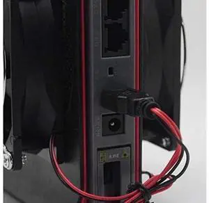 Telecom Cat Fiber Fan - 9cm USB Dual Fan for Set Top & Router - 2300RPM High-Speed Solution Telecom Cat Fiber Fan - 9cm USB Dual Fan for Set Top & Router - 2300RPM High-Speed Solution