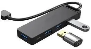 on USB C HUB 4 Ports USB Type C to USB Splitter with Micro Charge Power Compatible with MaicB00k Pro lpaid Sangsiung PC USB 3.0 HUB on USB C HUB 4 Ports USB Type C to USB Splitter with Micro Charge Power Compatible with MaicB00k Pro lpaid Sangsiung PC USB 3.0 HUB