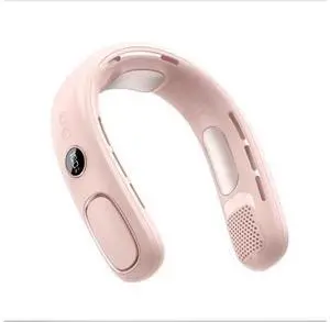 New Semiconductor Cooling Neck Fan, Usb Rechargeable, Portable Lazy Outdoor Neck Fan (1, pink) New Semiconductor Cooling Neck Fan, Usb Rechargeable, Portable Lazy Outdoor Neck Fan (1, pink)