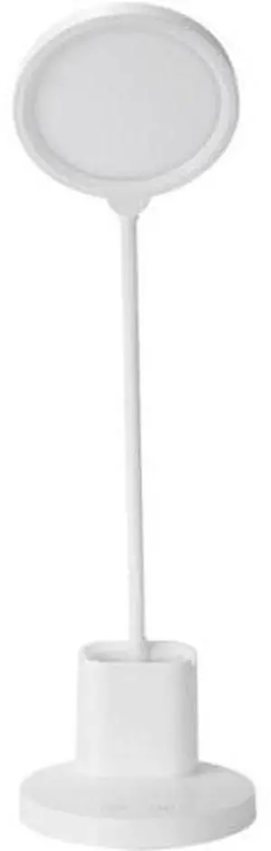 USB Reading Light with Battery Adjustable Led Desktop Lamp Color Temperature Eye-Care Book Light Flexible Gooseneck with Storage Container White USB Reading Light with Battery Adjustable Led Desktop Lamp Color Temperature Eye-Care Book Light Flexible Gooseneck with Storage Container White