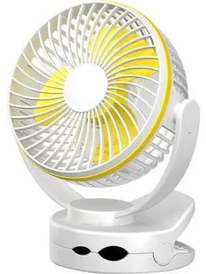 BENHAI USB Clip on Fan, Portable Mini Desk Fan 360° Rotation Angle Table Fan 4 Speeds USB Fan for for Home Bed Office Outdoor Travel (White) BENHAI USB Clip on Fan, Portable Mini Desk Fan 360° Rotation Angle Table Fan 4 Speeds USB Fan for for Home Bed Office Outdoor Travel (White)
